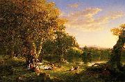 Thomas Cole The Picnic china oil painting artist